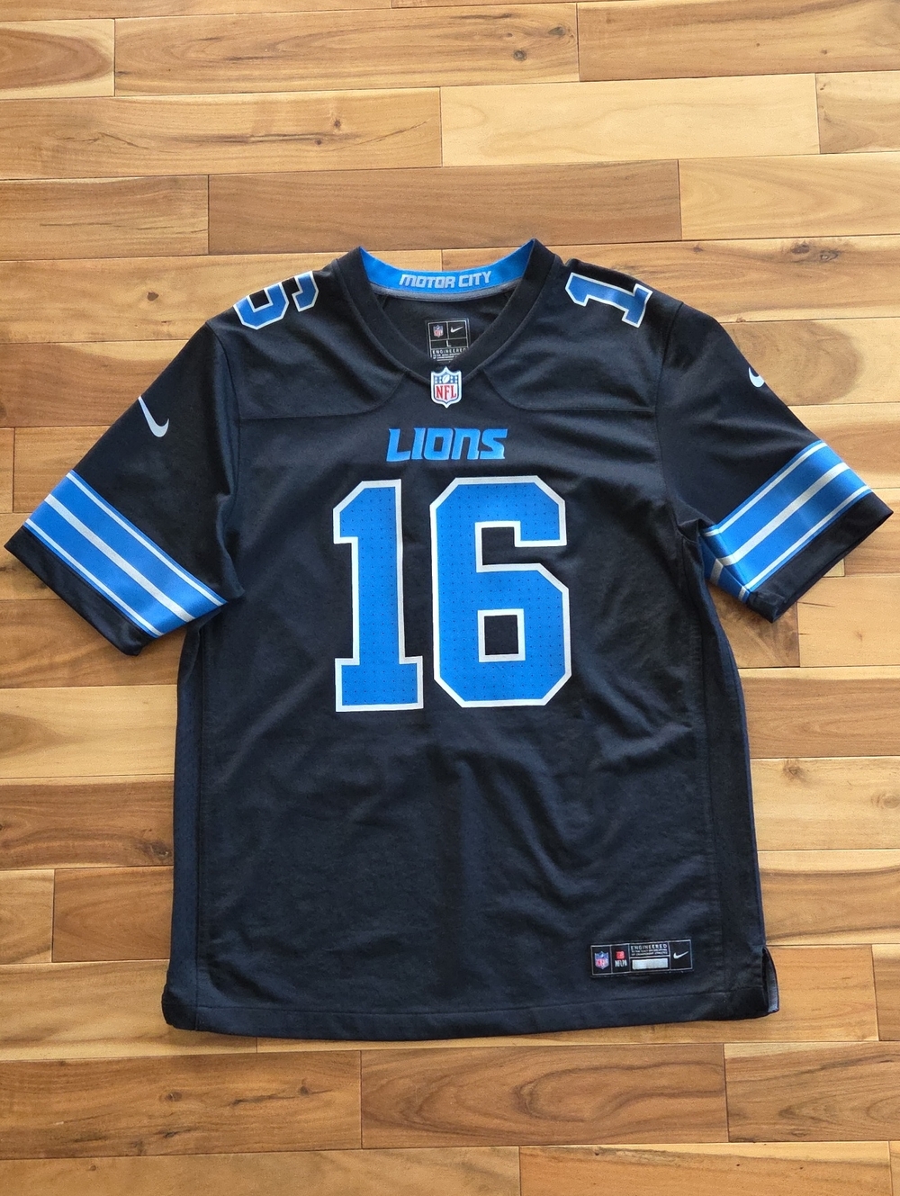 Nike Mens Detroit Lions Goff Jersey